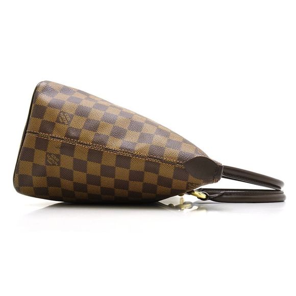 Louis Vuitton Damier Saleya PM Ebene Tote Bag Brown - Picture 2 of 8